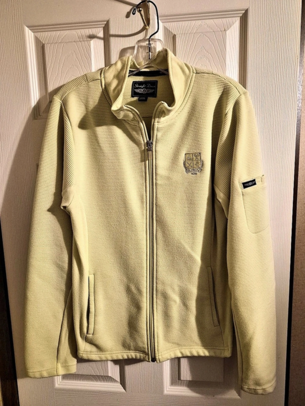 Straight Down Women's Full-Zip Jacket Yellow Large.